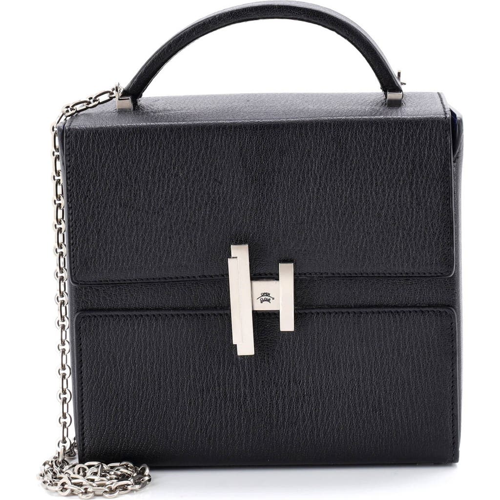 Pre-Owned Hermes Pre-Owned Hermes Cinhetic Top Handle Bag Verso Chevre Mysore