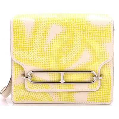 Pre-Owned Hermes Pre-Owned Hermes Circuit 24 Faubourg Roulis Bag Printed Swift 18
