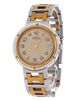 Pre-Owned Hermes Pre-Owned Hermes Clipper Quartz Watch Stainless Steel with Plated Metal 34 - 2