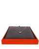 Pre-owned Hermes Pre-Owned HERMES Clou d'H Double Pendant Necklace 18K Rose Gold with Diamonds, 16.25 - 4