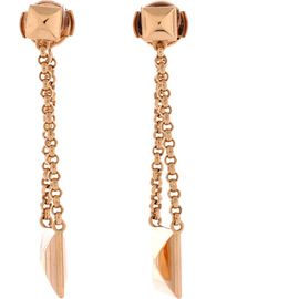 Pre-Owned Hermes Pre-Owned Hermes Clou D'H Drop Earrings 18K Rose Gold 