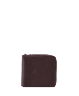 Pre-owned Hermes Pre-Owned HERMES Compact Zipengo H Verso Bifold Wallet Leather