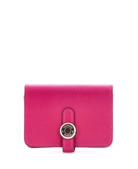 Pre-owned Hermes Pre-Owned HERMES Dogon Card Holder Evercolor