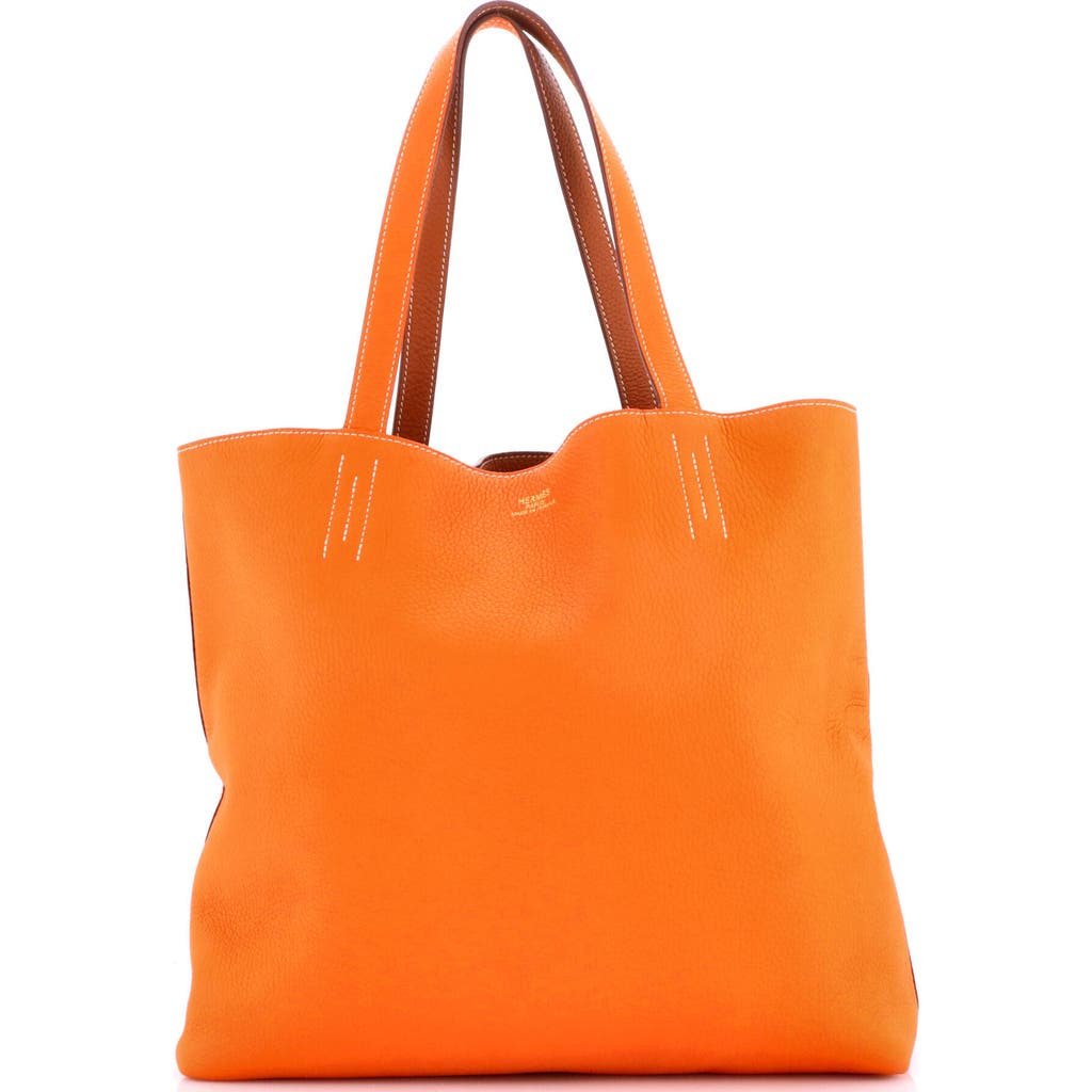Pre-Owned Hermes - Double Sens Tote Clemence and Veau Sikkim 36