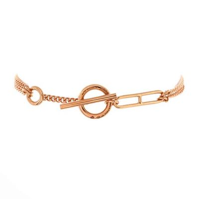 Pre-Owned Hermes Pre-Owned Hermes Echappee Multistrand Bracelet 18K Rose Gold