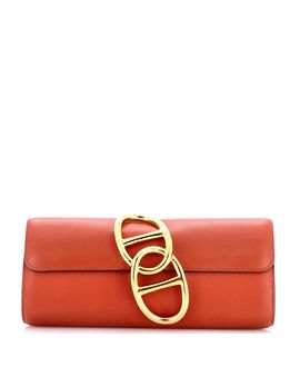 Pre-owned Hermes Pre-Owned HERMES Egee Clutch Evercolor