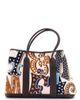 Pre-Owned Hermes Pre-Owned Hermes Electrique Garden Party Tote Printed Toile and Leather 36 - 3