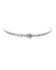 Pre-owned Hermes Pre-Owned Hermes Etriviere Chain Bracelet 18K White Gold with Diamonds - 1