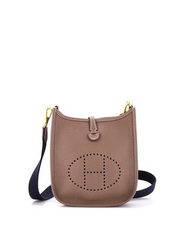 Pre-owned Hermes Pre-Owned HERMES Evelyne Mini Clemence Crossbody