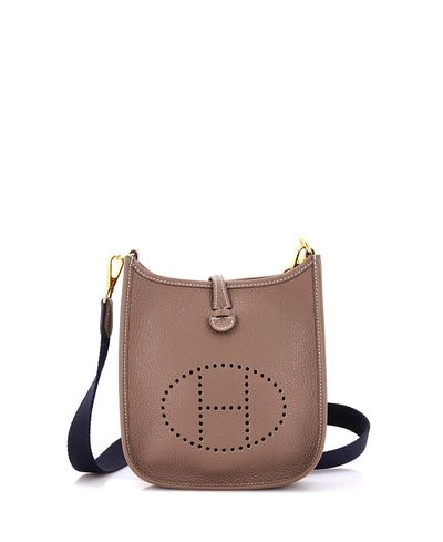 Pre-owned Hermes Pre-Owned HERMES Evelyne Mini Clemence Crossbody