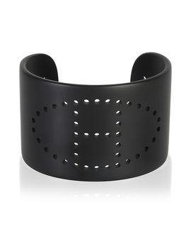 Pre-owned Hermes Pre-Owned HERMES Evelyne Sunset Cuff Aluminum Bracelet