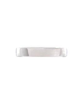 Pre-owned Hermes Pre-Owned HERMES Ever Kelly Wedding Band Ring Platinum