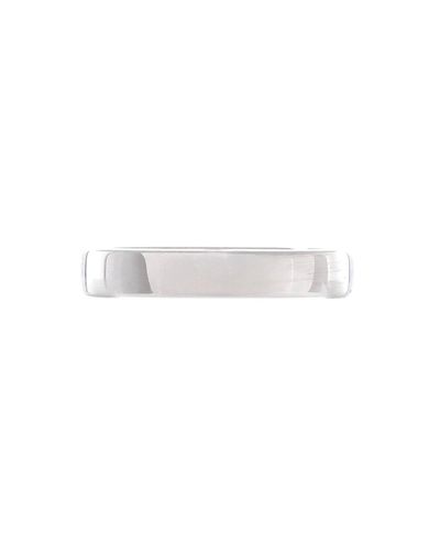 Pre-owned Hermes Pre-Owned HERMES Ever Kelly Wedding Band Ring Platinum