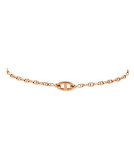 Pre-owned Hermes Pre-Owned HERMES Extra Small New Farandole Bracelet 18K Rose Gold