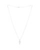 Pre-owned Hermes Pre-Owned HERMES Farandole Pendant Necklace 18K White Gold and Diamonds, 16 - 2