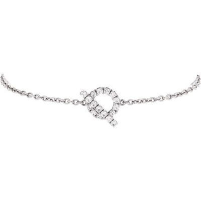 Pre-Owned Hermes Pre-Owned Hermes Finesse Bracelet 18K White Gold and Diamonds 