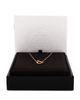 Pre-owned Hermes Pre-Owned HERMES Finesse Pendant Necklace 18K Rose Gold and Diamonds, 16 - 4