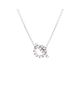 Pre-owned Hermes Pre-Owned HERMES Finesse Pendant Necklace 18K White Gold and Diamonds, 16 - 1