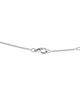 Pre-owned Hermes Pre-Owned HERMES Finesse Pendant Necklace 18K White Gold and Diamonds, 16 - 3