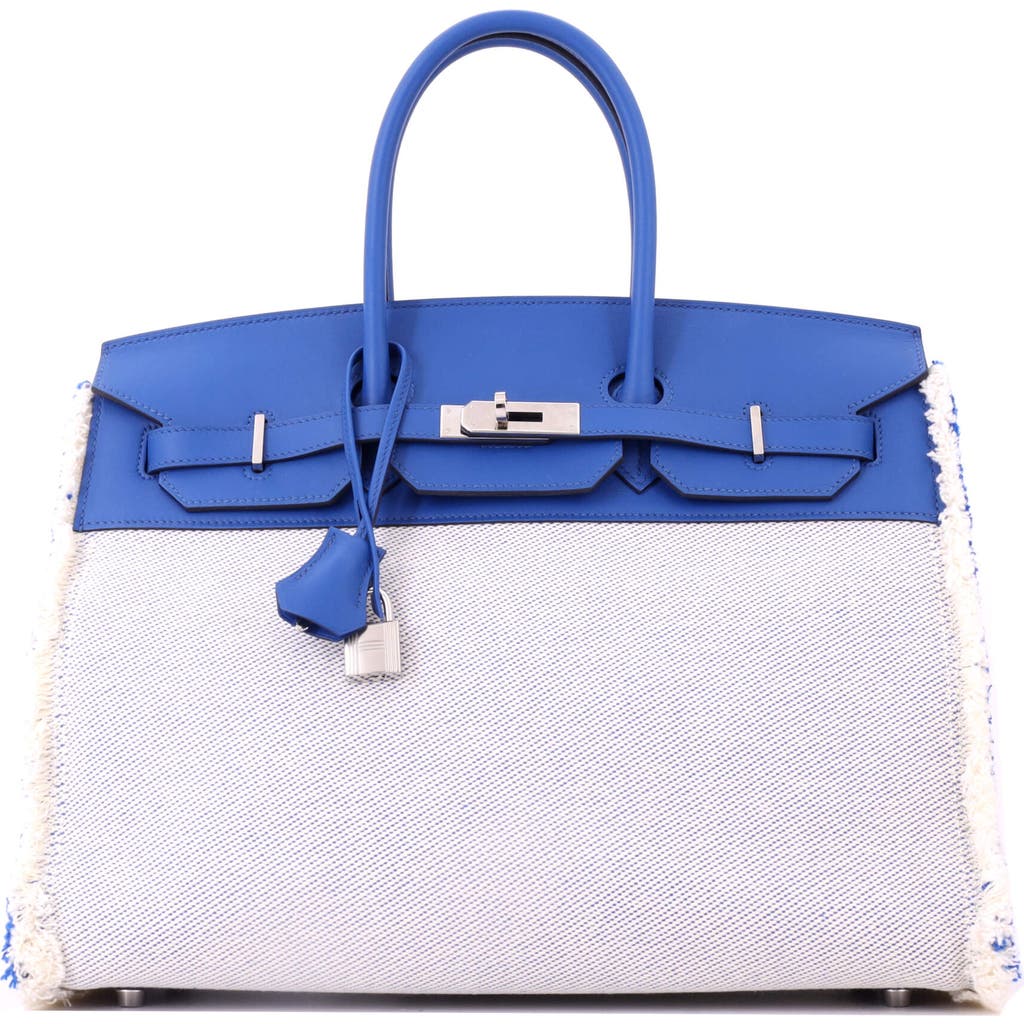 Pre-Owned Hermes Pre-Owned Hermes Fray Fray Birkin Bag Toile and Swift 35