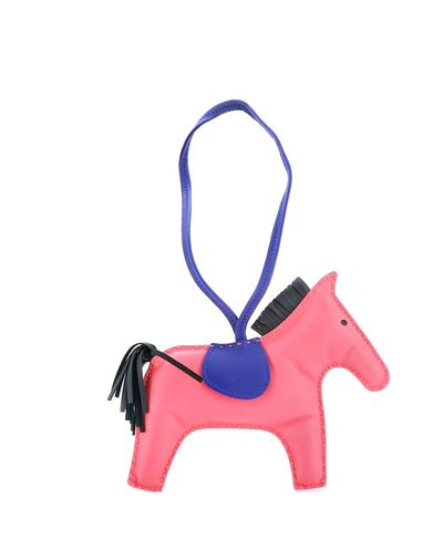 Pre-owned Hermes Pre-Owned HERMES Gm GriGri Rodeo Bag Charm Leather