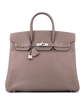 Pre-owned Hermes Pre-Owned HERMES Hac 36 Epsom Leather Top Handle Tote