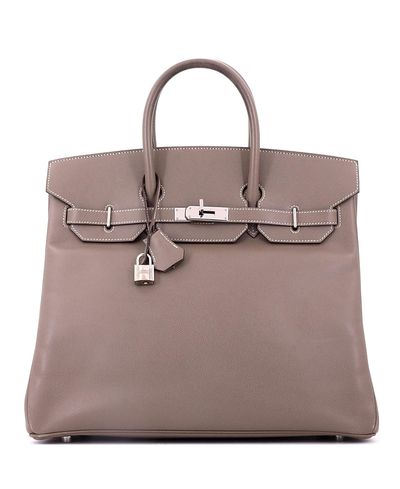 Pre-owned Hermes Pre-Owned HERMES Hac 36 Epsom Leather Top Handle Tote