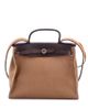 Pre-owned Hermes Pre-Owned HERMES Herbag 31 Leather & Canvas Shoulder Bag - 1