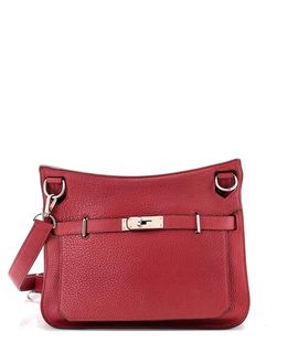 Pre-owned Hermes Pre-Owned HERMES Jypsiere 28 Clemence Leather Crossbody