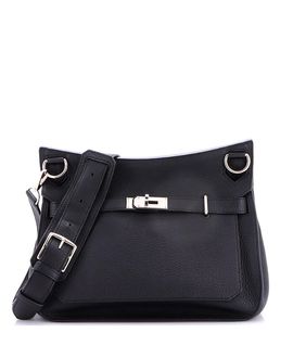Pre-owned Hermes Pre-Owned HERMES Jypsiere 34 Clemence Leather Crossbody