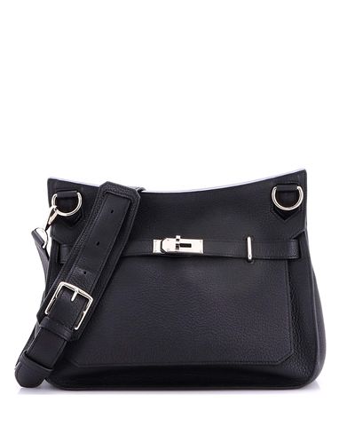 Pre-owned Hermes Pre-Owned HERMES Jypsiere 34 Clemence Leather Crossbody