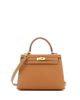 Pre-owned Hermes Pre-Owned HERMES Kelly 25 Handbag Brown Epsom with Gold Hardware - 1