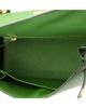 Pre-owned Hermes Pre-Owned HERMES Kelly 25 Handbag Green Epsom with Gold Hardware - 6