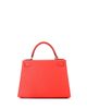 Pre-owned Hermes Pre-Owned HERMES Kelly 28 Handbag Orange Epsom with Palladium Hardware - 3