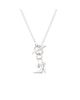 Pre-owned Hermes Pre-Owned HERMES Kelly Amulette Pendant Necklace Sterling Silver, 16 - 1
