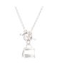 Pre-owned Hermes Pre-Owned HERMES Kelly Amulette Pendant Necklace Sterling Silver, 16 - 2