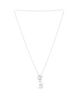Pre-owned Hermes Pre-Owned HERMES Kelly Amulette Pendant Necklace Sterling Silver, 16 - 3