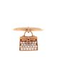 Pre-owned Hermes Pre-Owned HERMES Kelly Amulette Ring 18K Rose Gold with Pave Diamonds - 1
