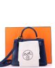 Pre-Owned Hermes Pre-Owned Hermes Kelly Handbag Blue Box Calf with Gold Hardware 25 - 2