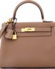 Pre-Owned Hermes Pre-Owned Hermes Kelly Handbag Verso Evercolor With Gold Hardware 28 - 1