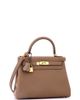 Pre-Owned Hermes Pre-Owned Hermes Kelly Handbag Verso Evercolor With Gold Hardware 28 - 3