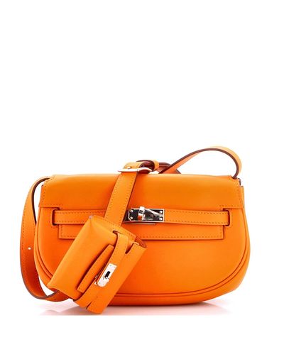Pre-owned Hermes Pre-Owned HERMES Kelly Moove Leather Crossbody