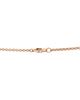 Pre-owned Hermes Pre-Owned HERMES Large Clou De Forge Pendant Necklace 18K Rose Gold and Diamonds, 16 - 2
