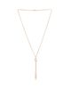 Pre-owned Hermes Pre-Owned HERMES Large Clou De Forge Pendant Necklace 18K Rose Gold and Diamonds, 16 - 3