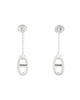 Pre-owned Hermes Pre-Owned HERMES Medium Farandole Drop Earrings Sterling Silver - 1
