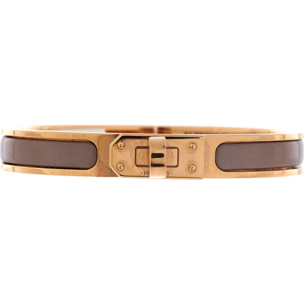 Pre-Owned Hermes Pre-Owned Hermes Mini Clic Kelly Bracelet Enamel Narrow