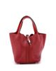 Pre-owned Hermes Pre-Owned HERMES Mini Eclat Picotin Lock Clemence Leather Top Handle Bag - 1