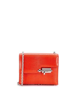 Pre-owned Hermes Pre-Owned HERMES Mini Verrou Chaine Bag Lizard