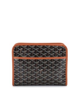 Pre-owned Hermes Pre-Owned HERMES Mm Jouvence Toiletry Pouch Coated Canvas