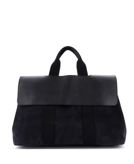 Pre-owned Hermes Pre-Owned HERMES Mm Valparaiso Bag Toile and Leather